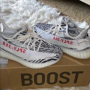 Yeezy 350 white zebra